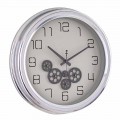 Vintage Design Wall Clock with Homemotion Steel Structure - Gimbo