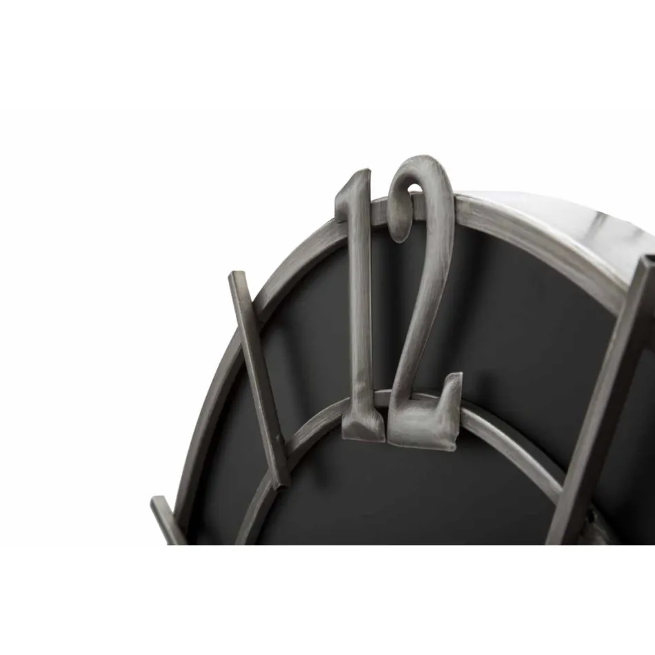 Modern Design Round Wall Clock in Iron and MDF - Hope Viadurini