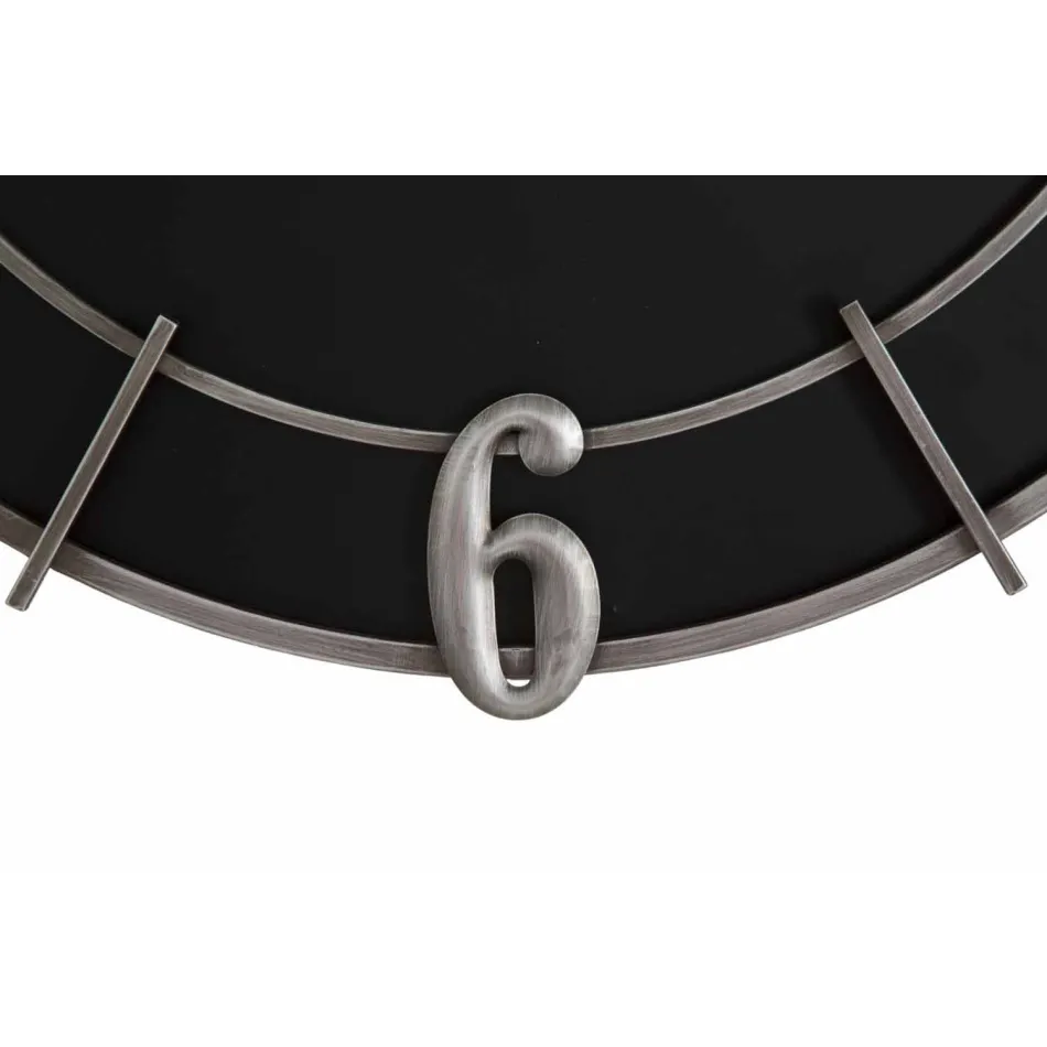 Modern Design Round Wall Clock in Iron and MDF - Hope Viadurini