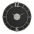 Modern Design Round Wall Clock in Iron and MDF - Hope Viadurini
