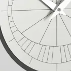 Clock with Relief Frame and Polypropylene with Different Colors - Lunarium Viadurini