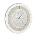 Clock with Relief Frame and Polypropylene with Different Colors - Lunarium Viadurini