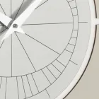 Clock with Relief Frame and Polypropylene with Different Colors - Lunarium Viadurini