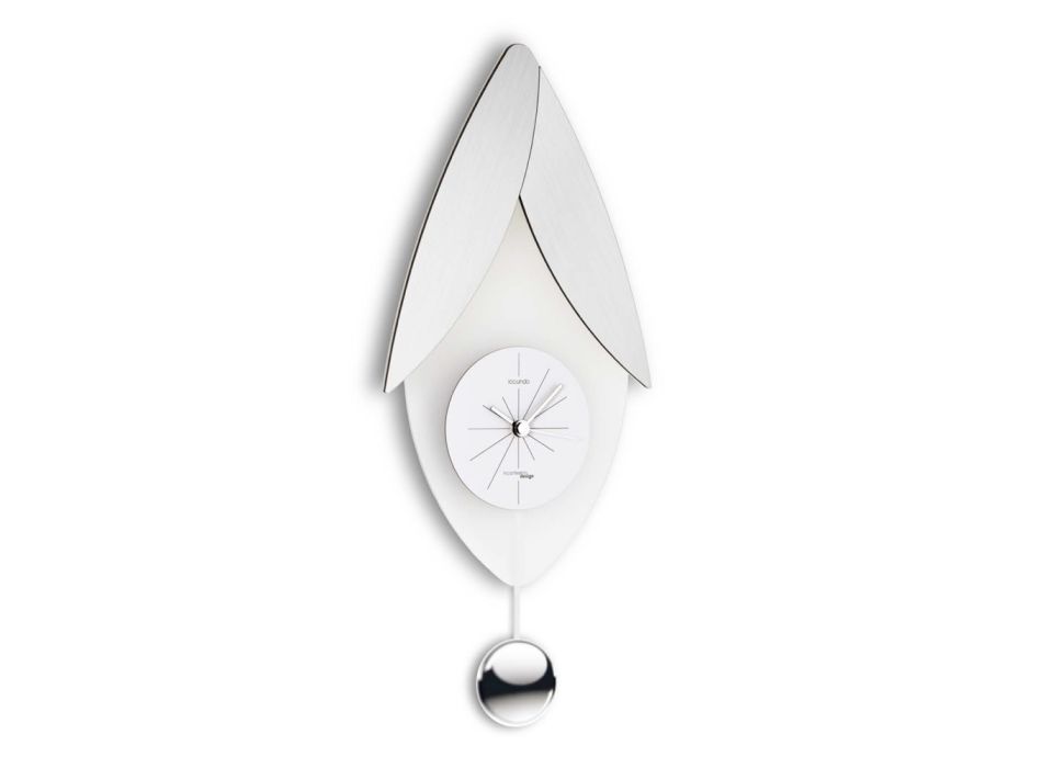 Pendulum Clock in Bisatin Methacrylate Made in Italy - Great Viadurini