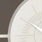 Methacrylate Wall Clock and Linen Frame Made in Italy - Battito Viadurini