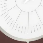 Methacrylate Wall Clock and Linen Frame Made in Italy - Battito Viadurini