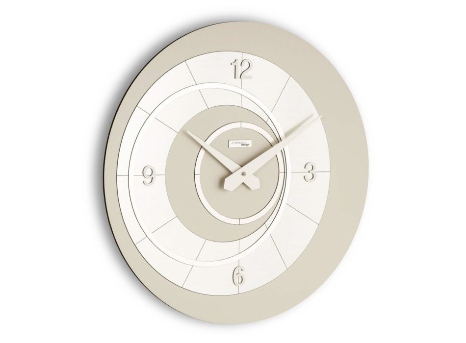 PVC Wall Clock in 3 Different Finishes Made in Italy - Quick Viadurini