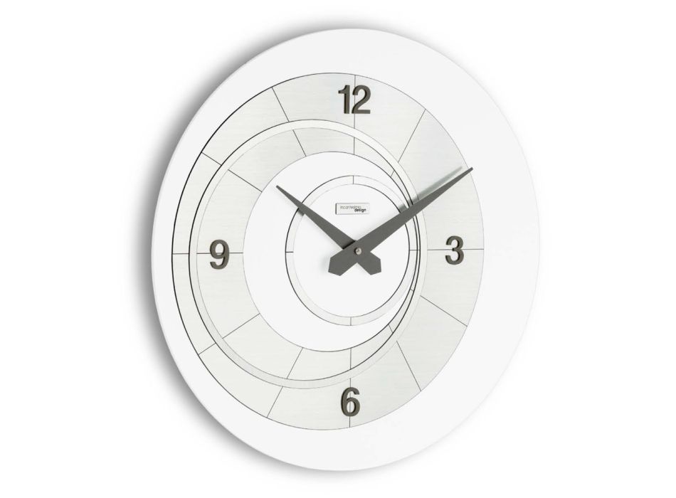 PVC Wall Clock in 3 Different Finishes Made in Italy - Quick Viadurini