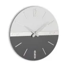 High Density Semi-Expanded PVC Wall Clock Made in Italy - Ritmo Viadurini