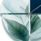 Printed Methacrylate Wall Clock with Geometric Shapes Made in Italy - Lumea Viadurini