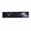 Modern Hand Decorated Resin Wall Clock Made in Italy - Tesla