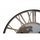 Round Wall Clock Diameter 60 cm Modern in Iron and MDF - Arnela Viadurini