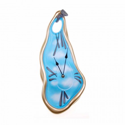 Design Wall Clock in Resin and Metal Made in Italy - Cielo Viadurini