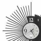 Iron Wall Clock Elegant Design Made in Italy - Aneto Viadurini
