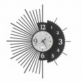 Iron Wall Clock Elegant Design Made in Italy - Aneto