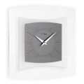 Wall Clock in Transparent and Bisatin Methacrylate Made in Italy - Glad