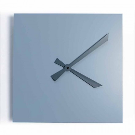 Industrial and Modern Italian Square Design Wall Clock - Titano Viadurini