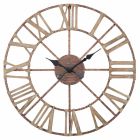 Modern Wall Clock Diameter 71.5 cm in Iron and MDF - Carcans Viadurini