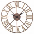 Modern Wall Clock Diameter 71.5 cm in Iron and MDF - Carcans