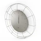 Adalgiso Modern Wall Clock in Colored Steel Made in Italy Viadurini