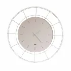 Modern Wall Clock in Colored Steel Made in Italy - Adalgiso Viadurini