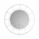 Modern Wall Clock in Colored Steel Made in Italy - Adalgiso Viadurini