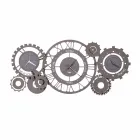 Modern Iron Wall Clock with Three Fusi Made in Italy - Mechanical Viadurini