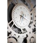 Modern Iron Wall Clock with Three Fusi Made in Italy - Mechanical Viadurini