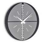 Round Wall Clock with PVC Support Made in Italy - Elisio Viadurini