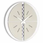 Round Wall Clock with PVC Support Made in Italy - Elisio Viadurini