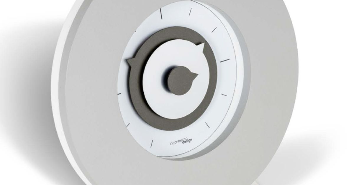 Table Clock in High Density Semi Expanded PVC