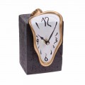 Modern Table Clock with Quartz Mechanism Made in Italy - Figaro