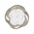 Modern Design Wall Clock in Iron Made in Italy - Gertrude Viadurini