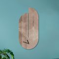 Wooden Clock with Heron Print Made in Italy - Palau