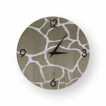 Acri wall clock in modern design, made in Italy