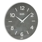 MDF Clock Coupled with Polypropylene Films Made in Italy - More Viadurini