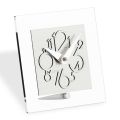 Clock in Transparent Methacrylate and Chromatic Details Made in Italy - Hilly