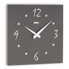 Wall Clock with Layered Pressed Linen Applications Made in Italy - Exact Viadurini