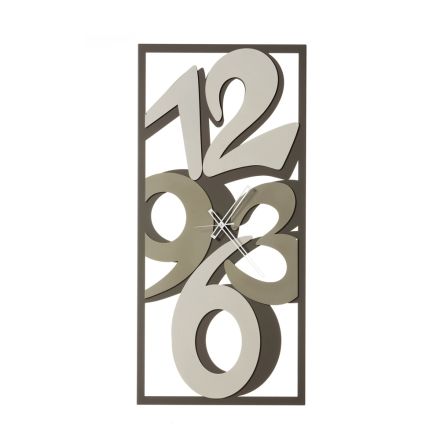 Clock Made of Iron with Large Numbers Made in Italy - Aquarium Viadurini