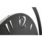 Round Wall Clock Diameter 60 cm Modern Iron - Beatrix Viadurini