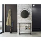 Round Wall Clock Diameter 60 cm Modern Iron - Beatrix Viadurini