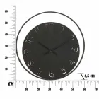 Round Wall Clock Diameter 60 cm Modern Iron - Beatrix Viadurini