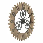 Modern Design Round Wall Clock in Iron and MDF - Gitta Viadurini