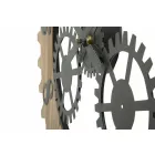 Modern Design Round Wall Clock in Iron and MDF - Gitta Viadurini