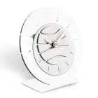 Round Table Clock in Transparent Methacrylate Made in Italy - Strange Viadurini