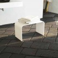 Modern design long bath bench produced 100 % in Italy Recanati
