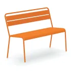 Stackable Garden Bench with Galvanized Steel Structure Made in Italy - Ralph Viadurini