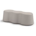 Wavy Indoor Bench in Colored Polyethylene Made in Italy - Marion