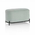 Bench for Living Room or Bedroom in Modern Design Fabric - Ambrogia