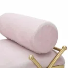 Modern Design Rectangular Bench in Iron, MDF and Fabric - Harding Viadurini